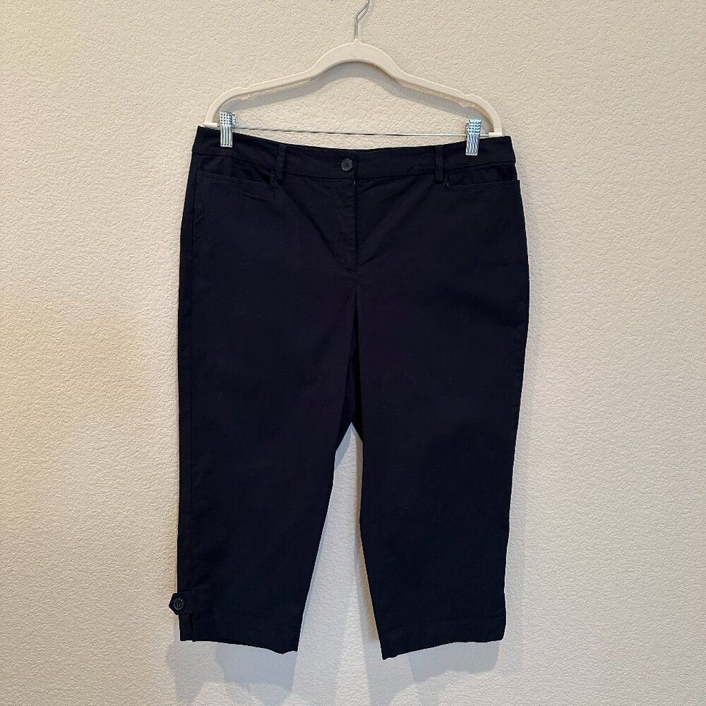 Talbots 14P Blue Capri Pants